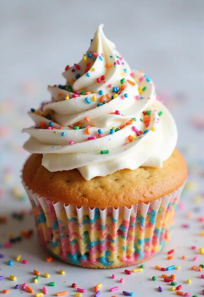 25+ 1-Year Anniversary Cake Ideas to Celebrate Love Sweetly - 11. Funfetti Celebration Cake