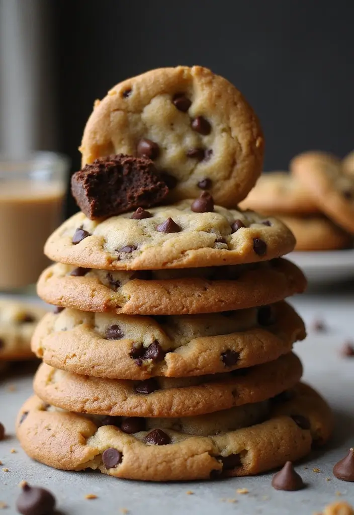 25+ 1-Year Anniversary Cake Ideas to Celebrate Love Sweetly - 22. Chocolate Chip Cookie Cake