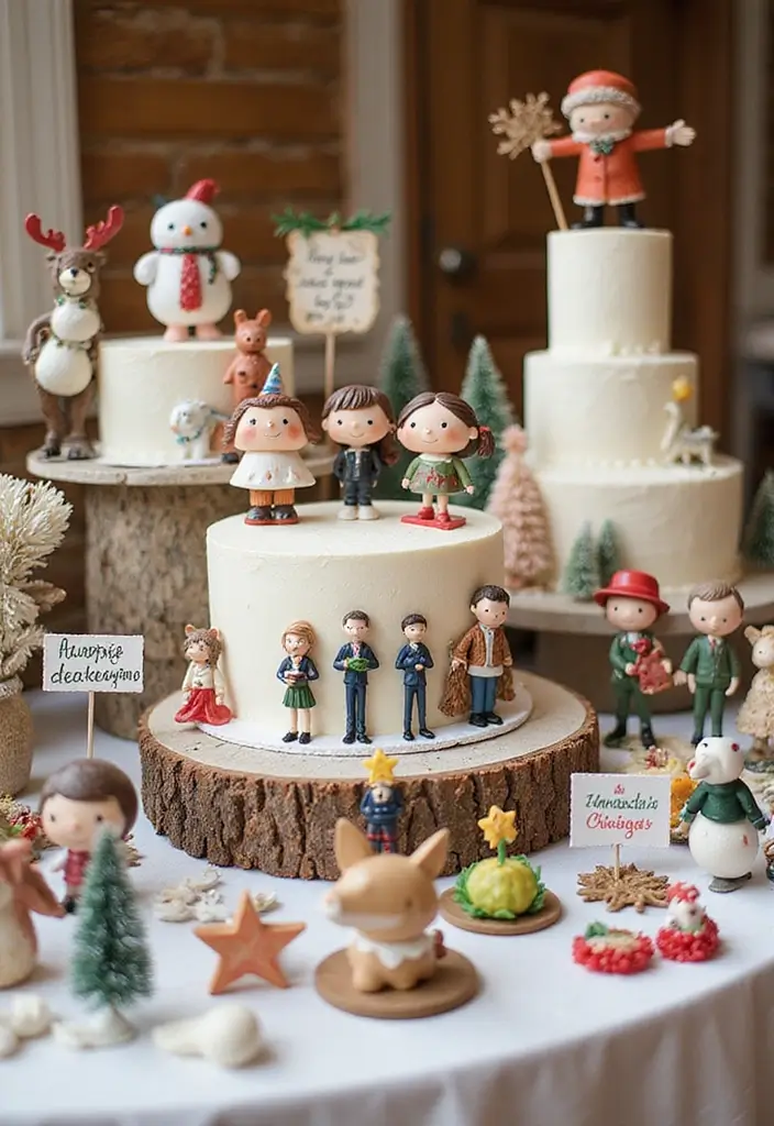 25+ 1-Year Anniversary Cake Ideas to Celebrate Love Sweetly - 25. Creative Cake Toppers