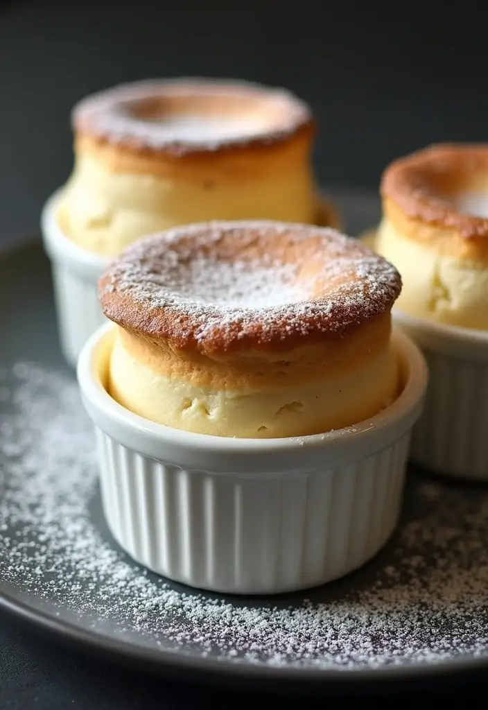 25+ 25th Anniversary Cake Ideas for a Silver Celebration - 20. Elegant Silver Soufflé