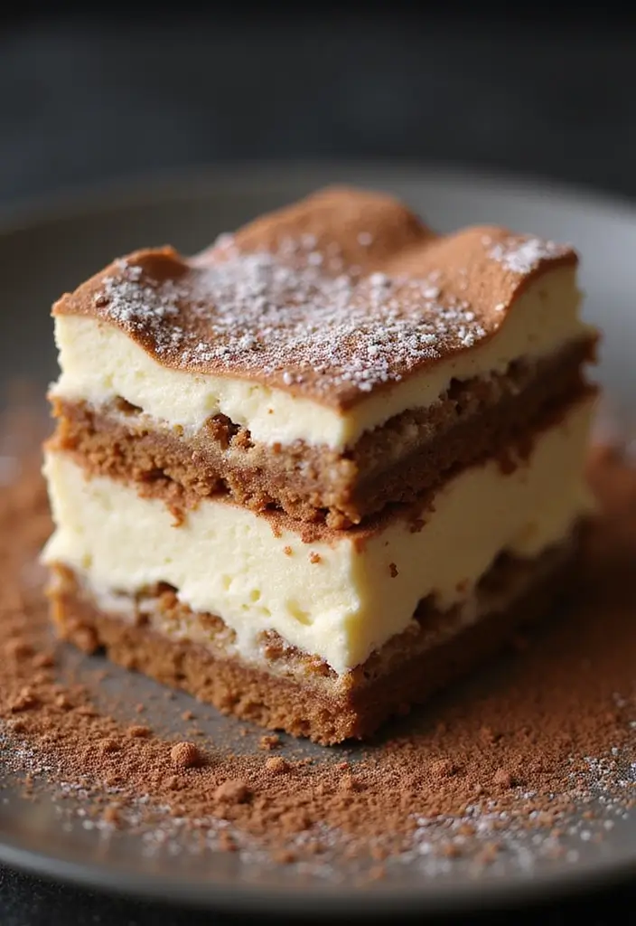 25+ 25th Anniversary Cake Ideas for a Silver Celebration - 24. Silver Tiramisu