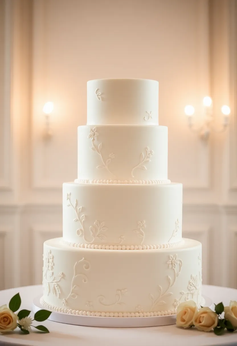 25+ 30th Birthday Cake Ideas to Celebrate the Big 3-0 in Style - 18. Classic White Wedding Cake