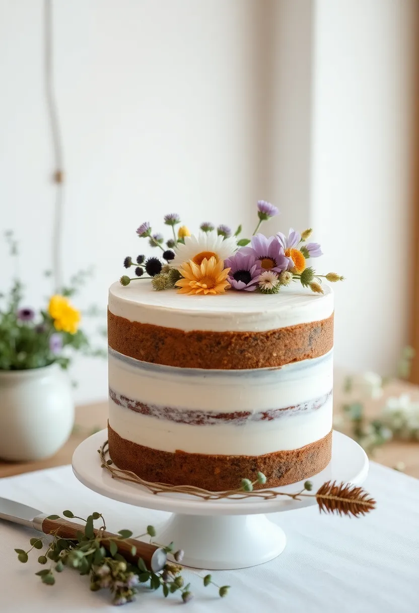 25+ 30th Birthday Cake Ideas to Celebrate the Big 3-0 in Style - 19. Rustic Farmhouse Cake