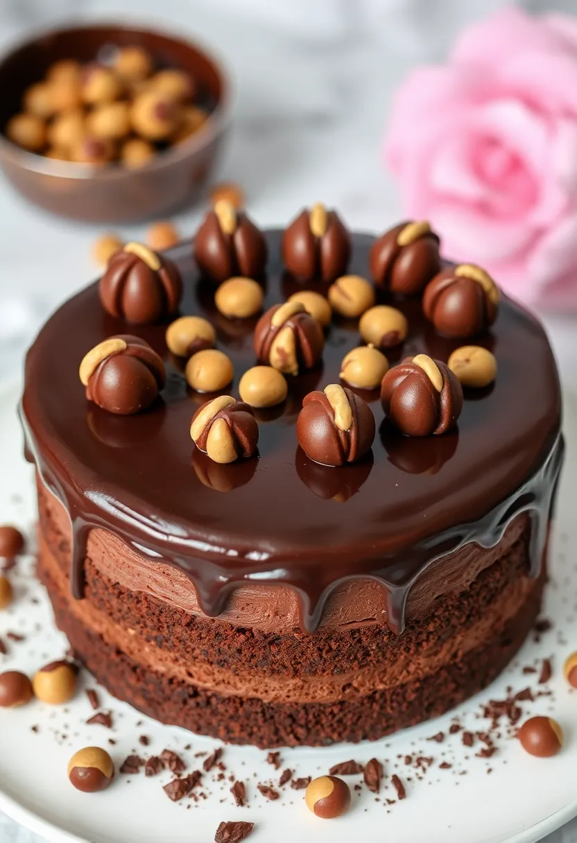 25+ 30th Birthday Cake Ideas to Celebrate the Big 3-0 in Style - 21. Chocolate Hazelnut Ganache Cake