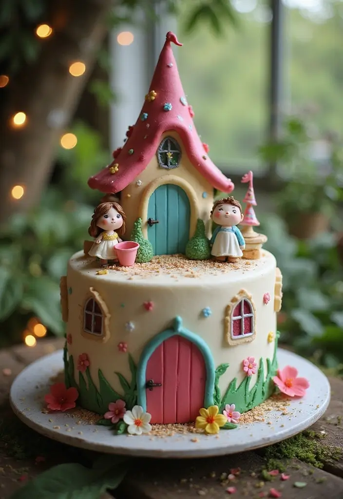 25+ 30th Birthday Cake Ideas to Celebrate the Big 3-0 in Style - 6. Whimsical Fairy Tale Cake