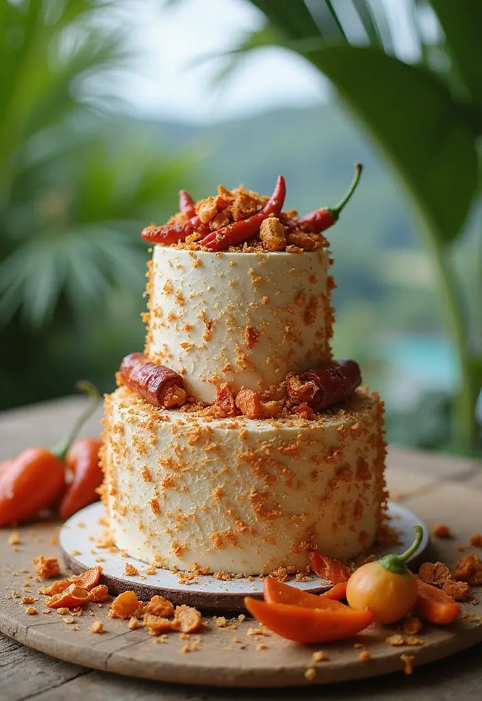 25+ Aloha Cake Ideas for a Fun Hawaiian-Inspired Party - 23. Spicy Coconut Cake