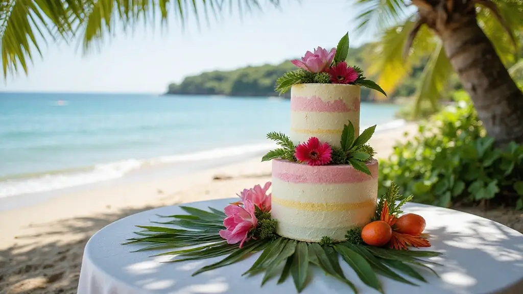25+ Beach Cake Ideas for a Tropical Wedding Celebration