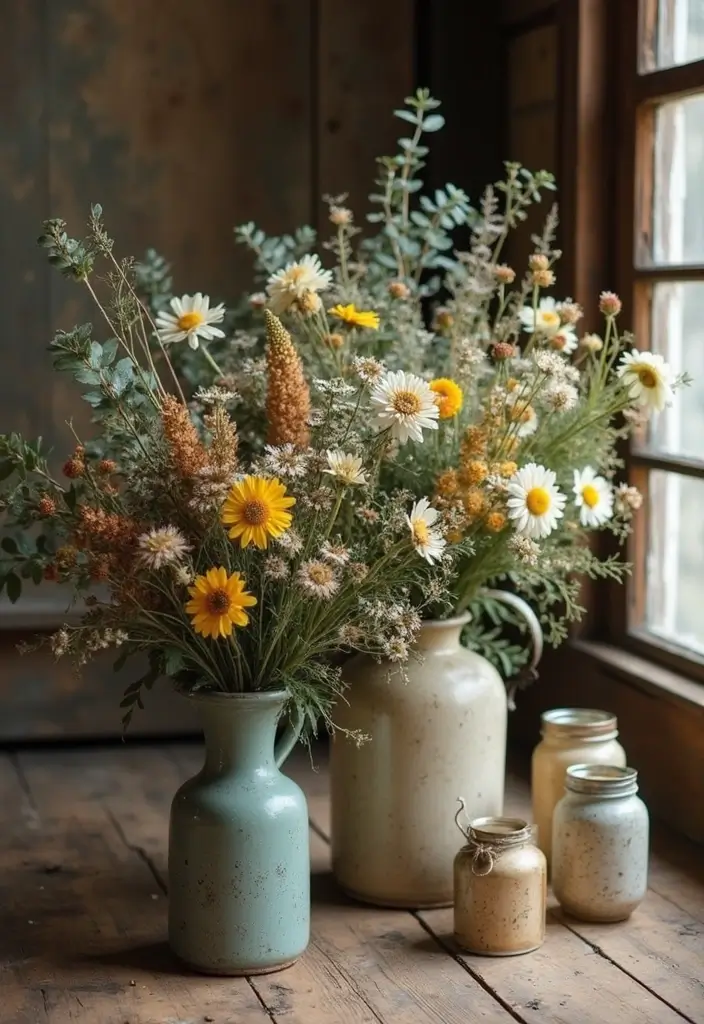 25+ Boho Bridal Shower Ideas for a Free-Spirited Celebration - 1. Dreamy Floral Arrangements