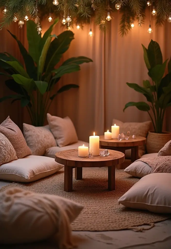 25+ Boho Bridal Shower Ideas for a Free-Spirited Celebration - 10. A Cozy Lounge Area