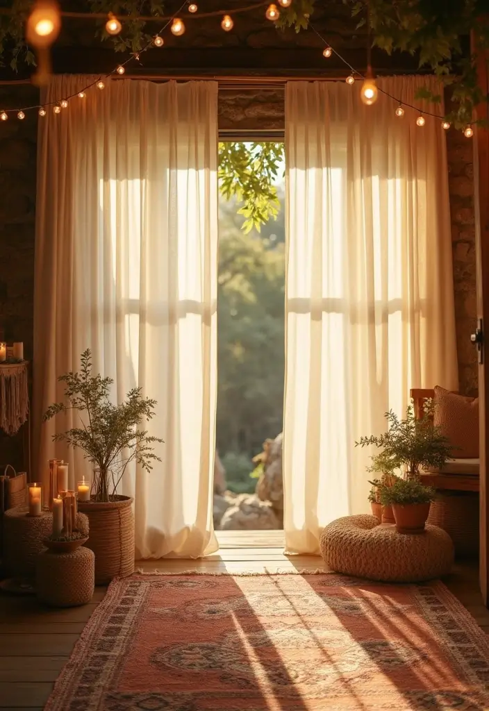 25+ Boho Bridal Shower Ideas for a Free-Spirited Celebration - 12. Use Natural Lighting