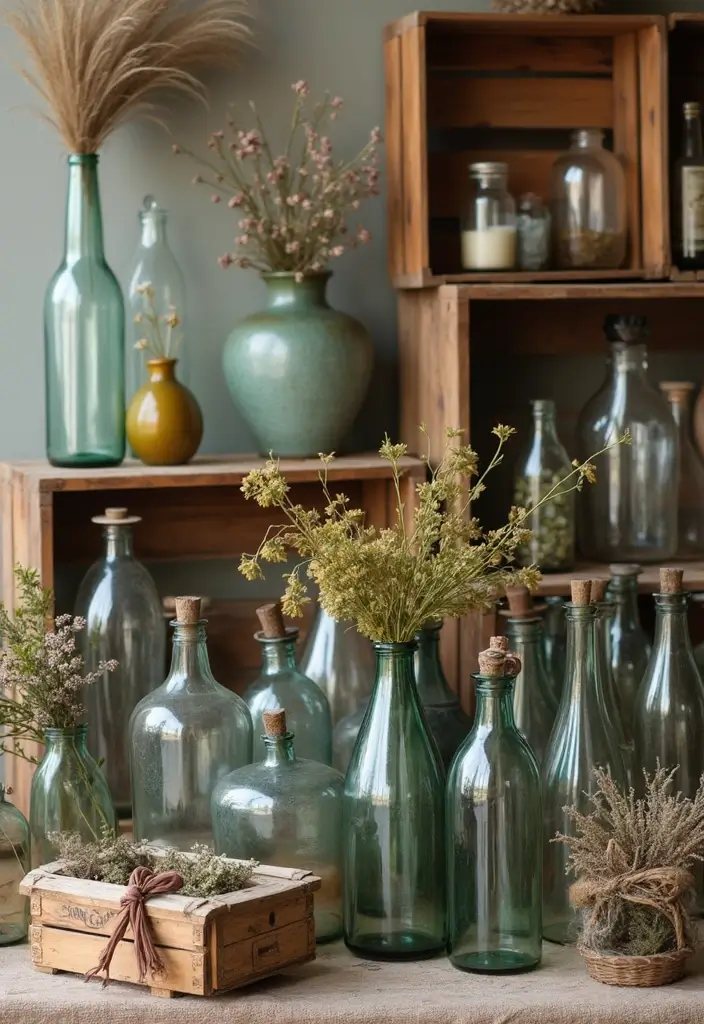 25+ Boho Bridal Shower Ideas for a Free-Spirited Celebration - 15. Upcycled Decor