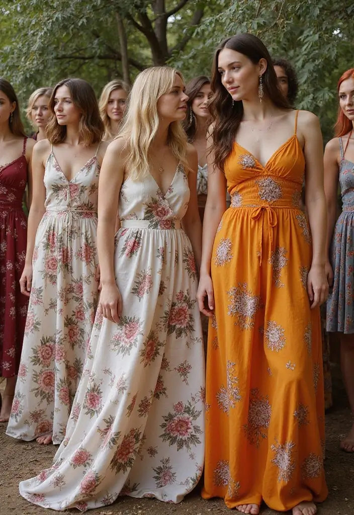 25+ Boho Bridal Shower Ideas for a Free-Spirited Celebration - 19. Bohemian Themed Attire