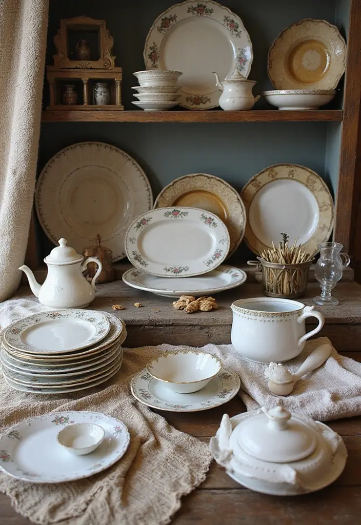 25+ Boho Bridal Shower Ideas for a Free-Spirited Celebration - 20. Use Vintage Finds