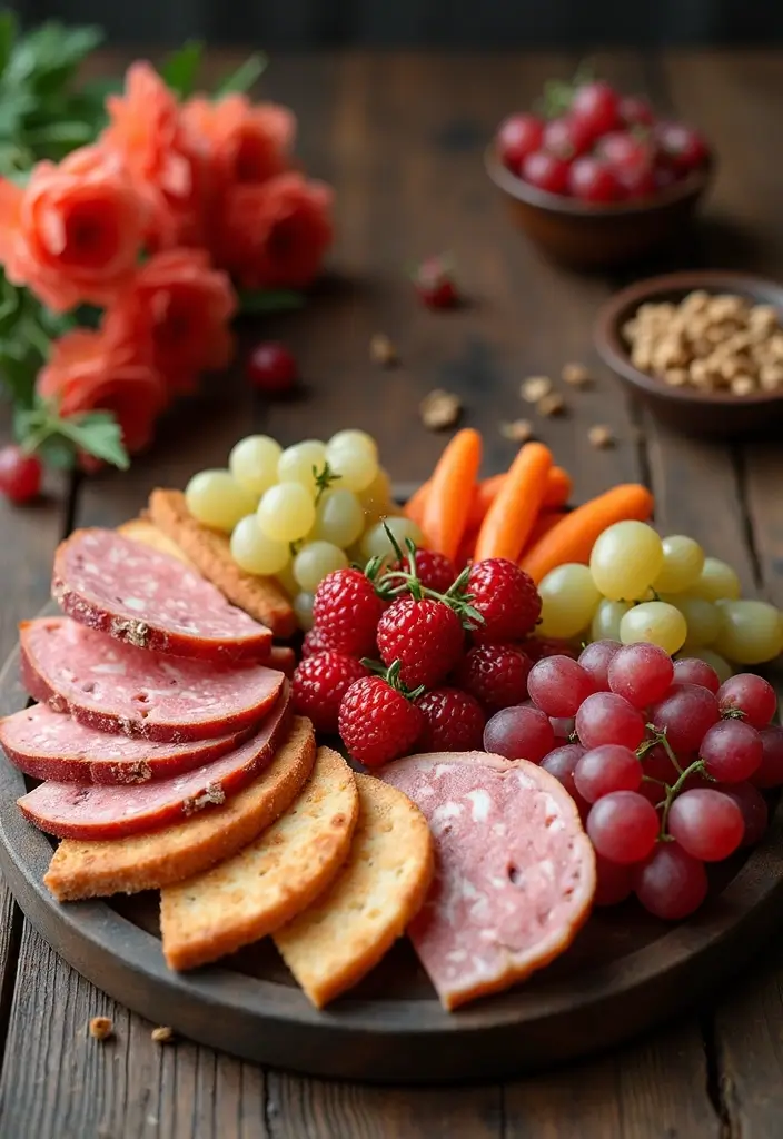 25+ Bridal Shower Charcuterie Board Ideas to Wow Your Guests 64 25+ Bridal Shower Charcuterie Board Ideas to Wow Your Guests - 10. Color-Coordinated Boards