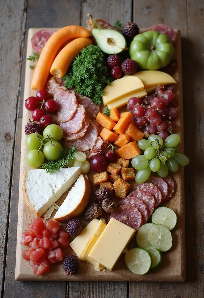 25+ Bridal Shower Charcuterie Board Ideas to Wow Your Guests 71 25+ Bridal Shower Charcuterie Board Ideas to Wow Your Guests - 11. Seasonal Surprise Board