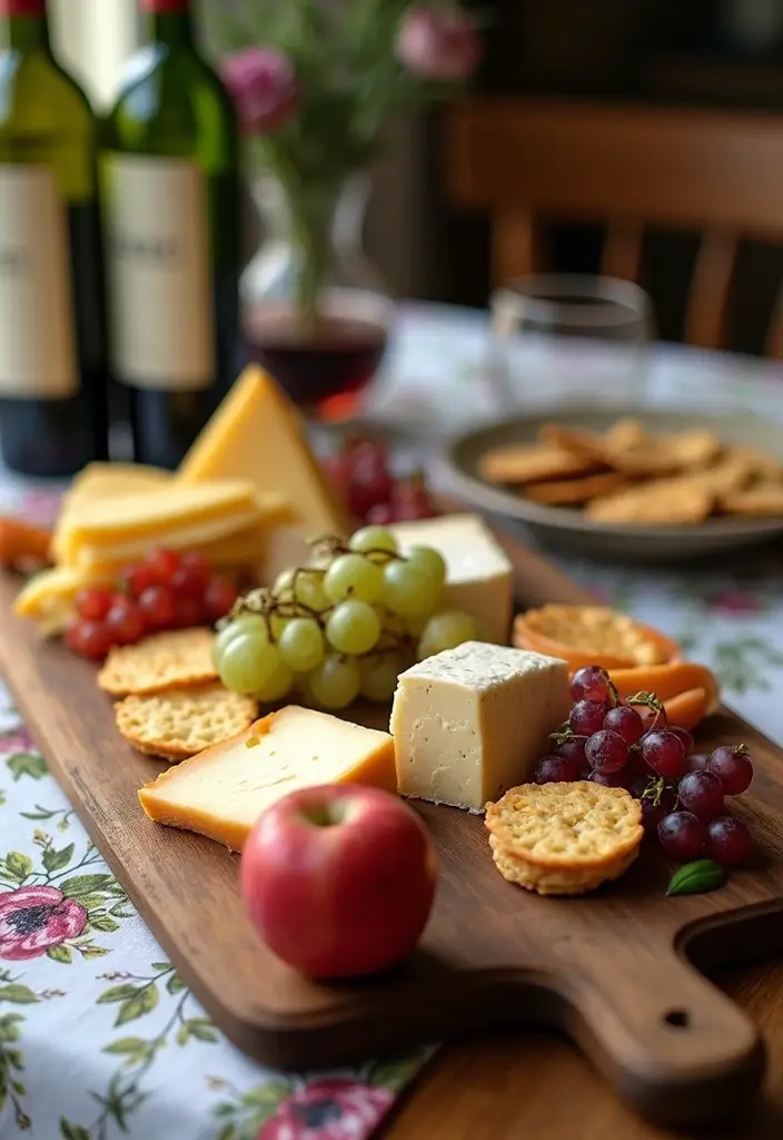 25+ Bridal Shower Charcuterie Board Ideas to Wow Your Guests 15 25+ Bridal Shower Charcuterie Board Ideas to Wow Your Guests - 3. Classic Cheese and Wine