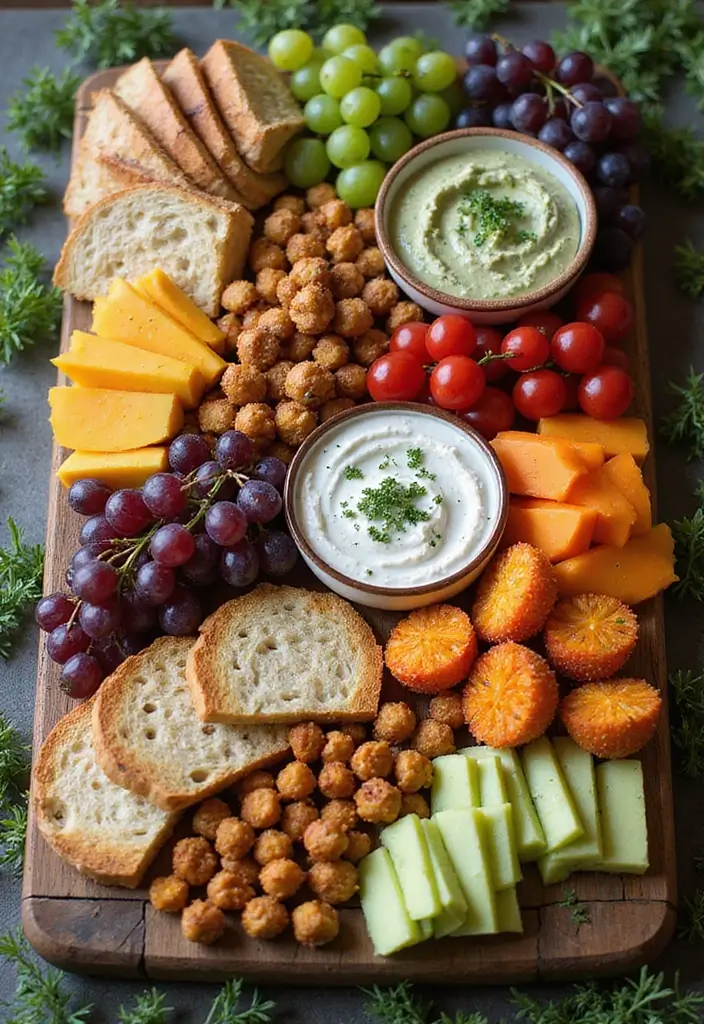 25+ Bridal Shower Charcuterie Board Ideas to Wow Your Guests 29 25+ Bridal Shower Charcuterie Board Ideas to Wow Your Guests - 5. Vegan Friendly Board