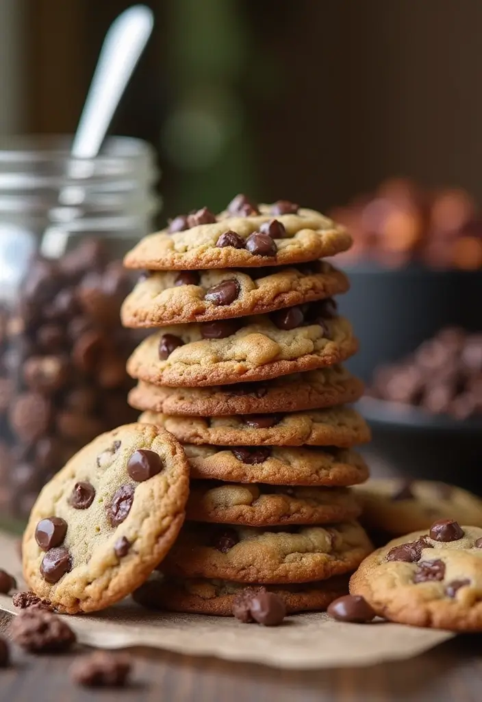 25+ Bridal Shower Cookie Ideas That Are Pretty and Delicious - 16. Chocolate Chip Cookies with a Twist