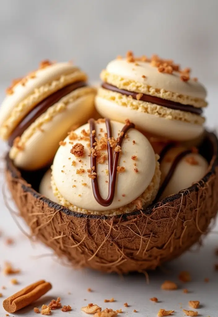 25+ Bridal Shower Cookie Ideas That Are Pretty and Delicious - 22. Coconut Macaroons