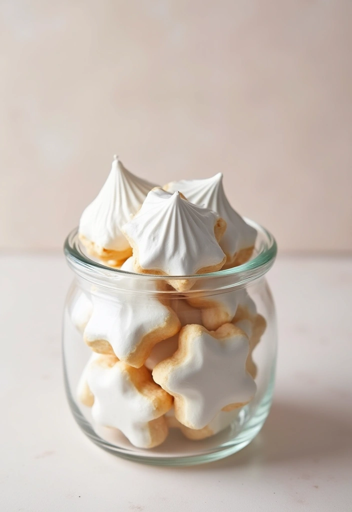 25+ Bridal Shower Cookie Ideas That Are Pretty and Delicious - 25. Meringue Cookies