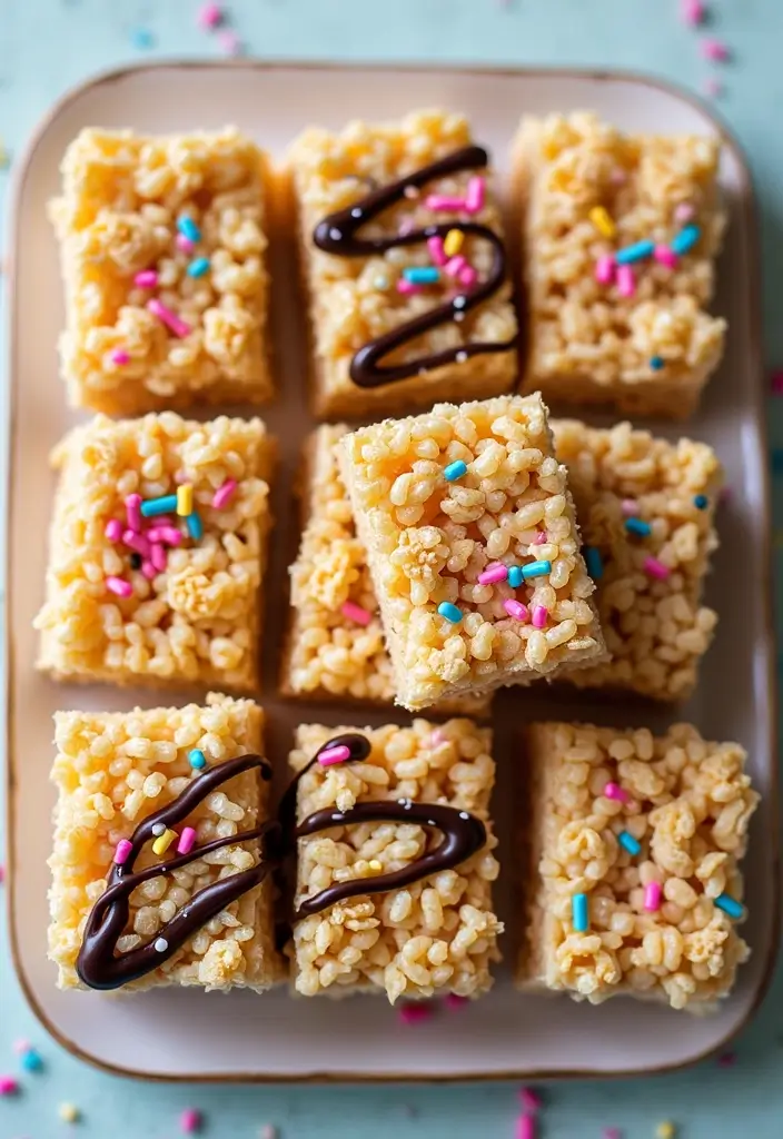 25+ Bridal Shower Dessert Ideas That’ll Sweeten the Celebration - 18. Vegan Rice Crispy Treats