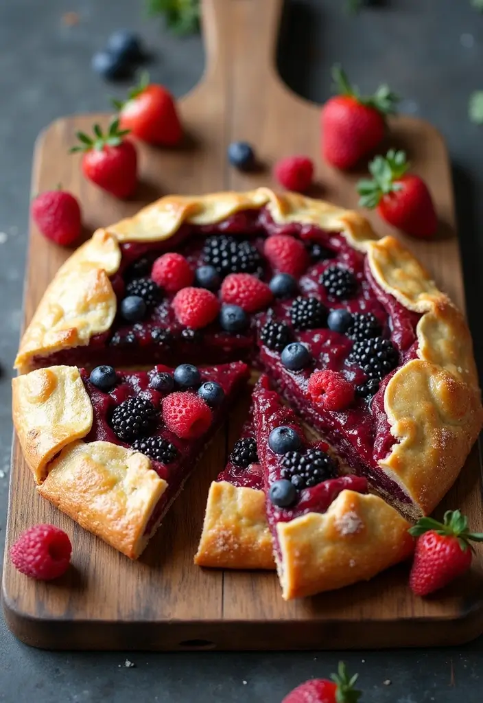 25+ Bridal Shower Dessert Ideas That’ll Sweeten the Celebration - 19. Vegan Berry Galette