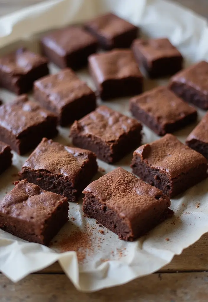 25+ Bridal Shower Dessert Ideas That’ll Sweeten the Celebration - 25. Vegan Brownies