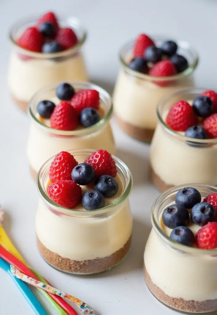 25+ Bridal Shower Dessert Ideas That’ll Sweeten the Celebration - 3. Mini Vegan Cheesecakes