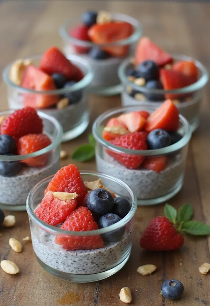 25+ Bridal Shower Dessert Ideas That’ll Sweeten the Celebration - 9. Chia Seed Pudding