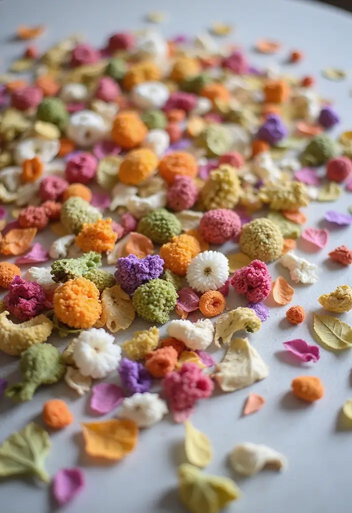 25+ Bridal Shower Home Décor Ideas to Transform Your Space - 2. Biodegradable Confetti