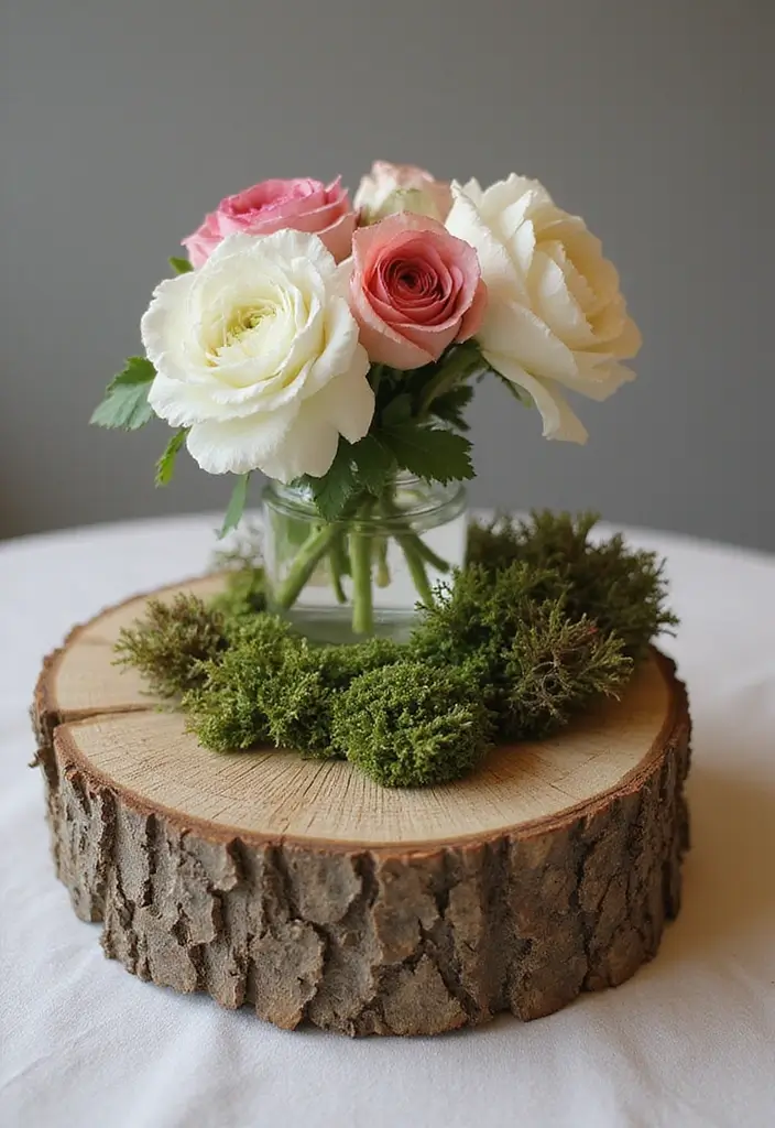 25+ Bridal Shower Home Décor Ideas to Transform Your Space - 5. Natural Centerpieces