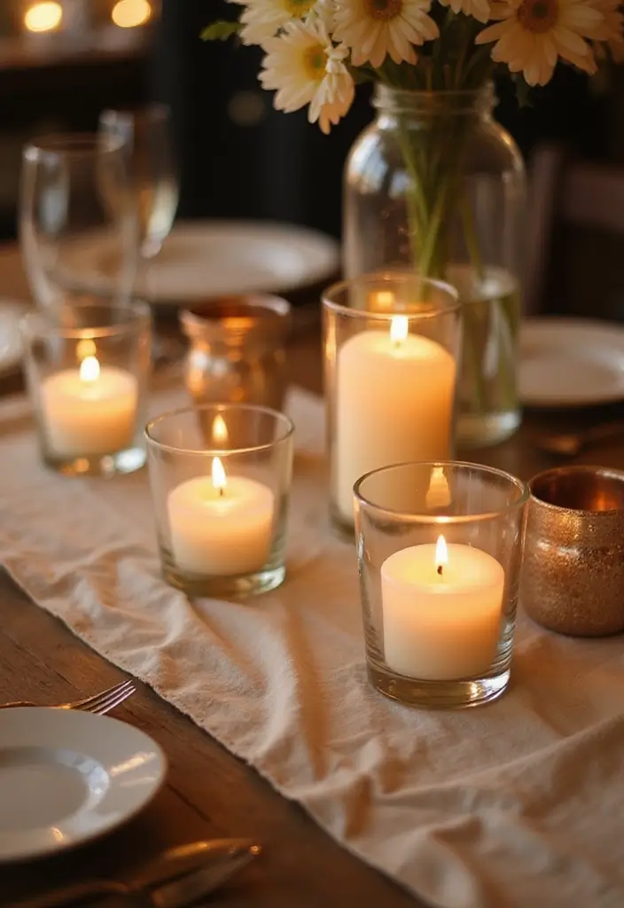 25+ Bridal Shower Home Décor Ideas to Transform Your Space - 8. Eco-Friendly Candles