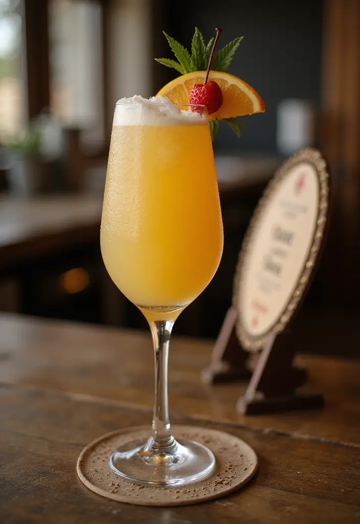 25+ Bridal Shower Mimosa Bar Ideas for a Bubbly Brunch Party - 17. Create a Signature Mimosa