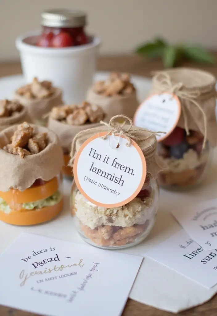 25+ Bridal Shower Mimosa Bar Ideas for a Bubbly Brunch Party - 19. Brunch-Themed Favors