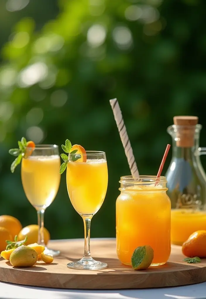25+ Bridal Shower Mimosa Bar Ideas for a Bubbly Brunch Party - 2. Eco-Friendly Glassware