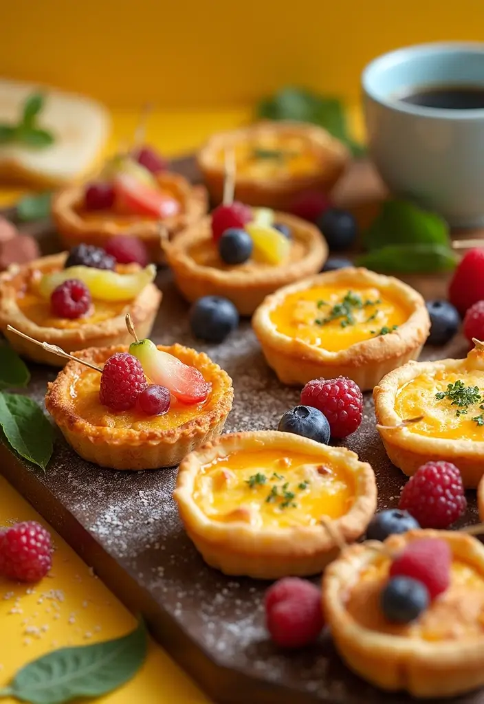 25+ Bridal Shower Mimosa Bar Ideas for a Bubbly Brunch Party - 9. Mini Bites Pairing