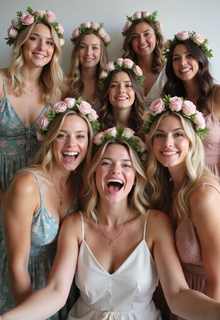 25+ Bridal Shower Picture Ideas to Capture Unforgettable Moments - 3. Creative Group Shots