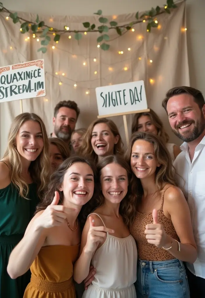 25+ Bridal Shower Picture Ideas to Capture Unforgettable Moments - 4. DIY Photo Booth