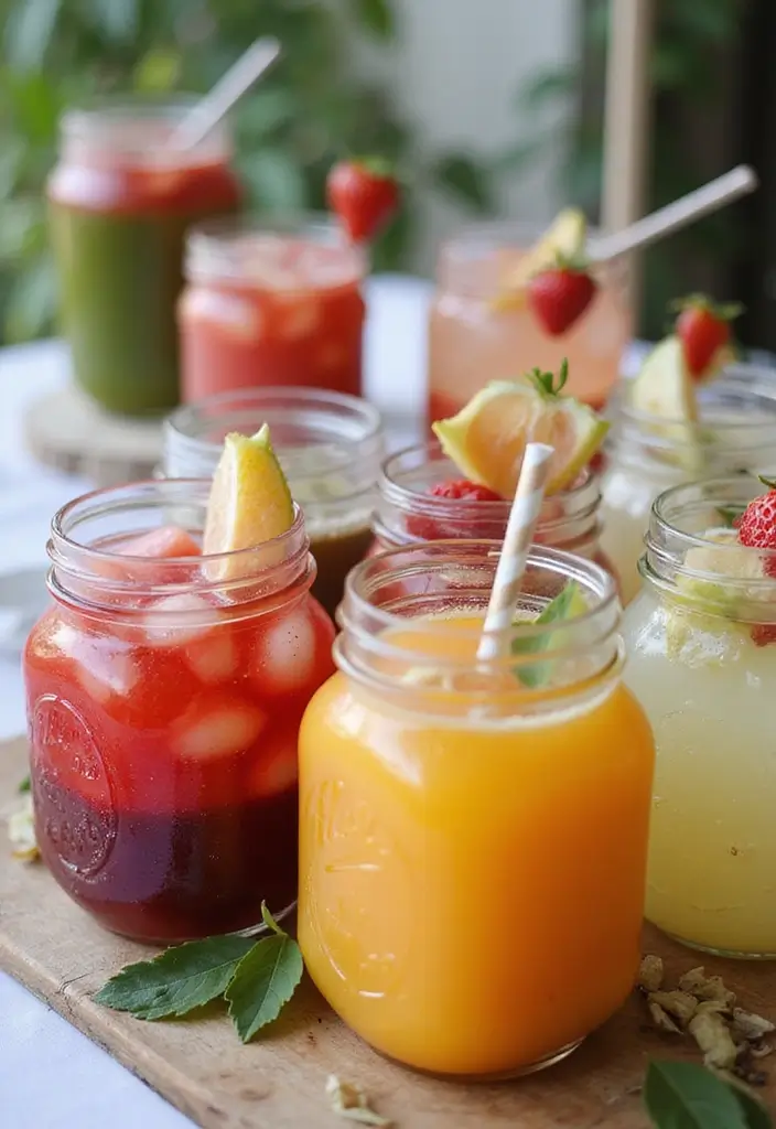 25+ Bridal Shower Picture Ideas to Capture Unforgettable Moments - 5. Signature Drink Feature