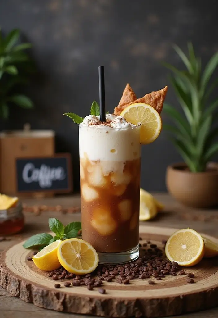 25+ Coffee-Themed Bridal Shower Ideas for the Latte-Loving Bride - 19. Coffee-Themed Signature Drink