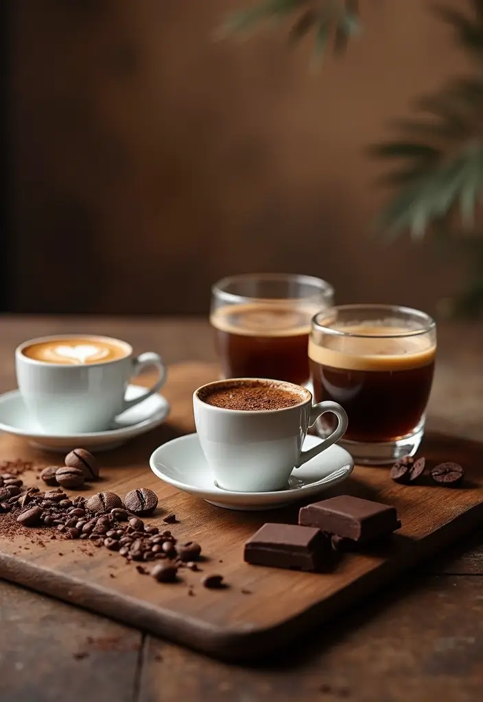 25+ Coffee-Themed Bridal Shower Ideas for the Latte-Loving Bride - 21. Coffee and Chocolate Pairing