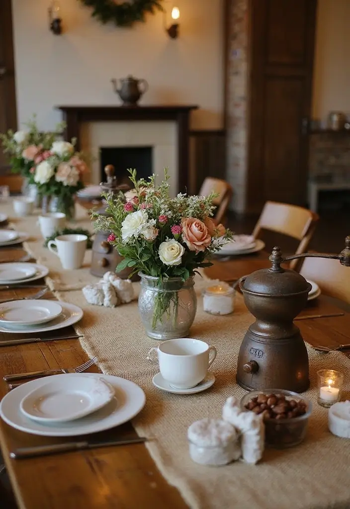 25+ Coffee-Themed Bridal Shower Ideas for the Latte-Loving Bride - 3. Coffee-Themed Decor