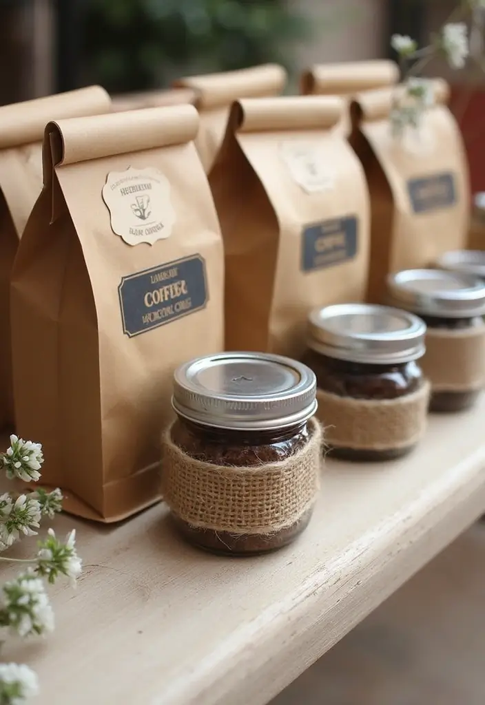 25+ Coffee-Themed Bridal Shower Ideas for the Latte-Loving Bride - 5. Coffee Bean Favors