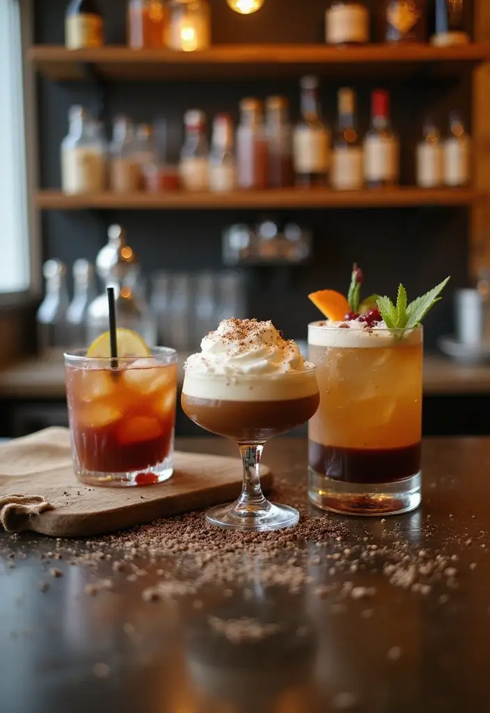 25+ Coffee-Themed Bridal Shower Ideas for the Latte-Loving Bride - 9. Coffee Cocktails