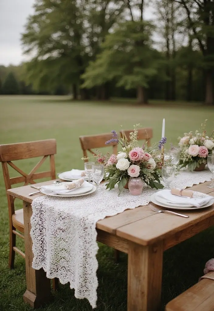 25+ Cozy Fall Bridal Shower Ideas Full of Autumn Charm - 2. Rustic Outdoor Charm