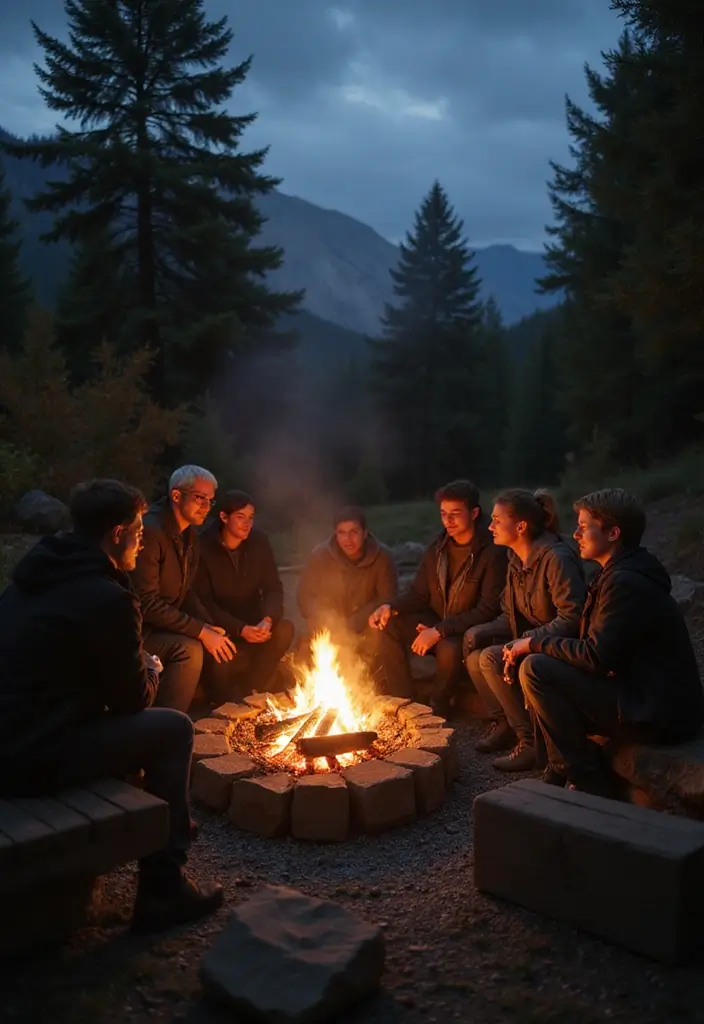 25+ Cozy Fall Bridal Shower Ideas Full of Autumn Charm - 22. Bonfire Send-Off