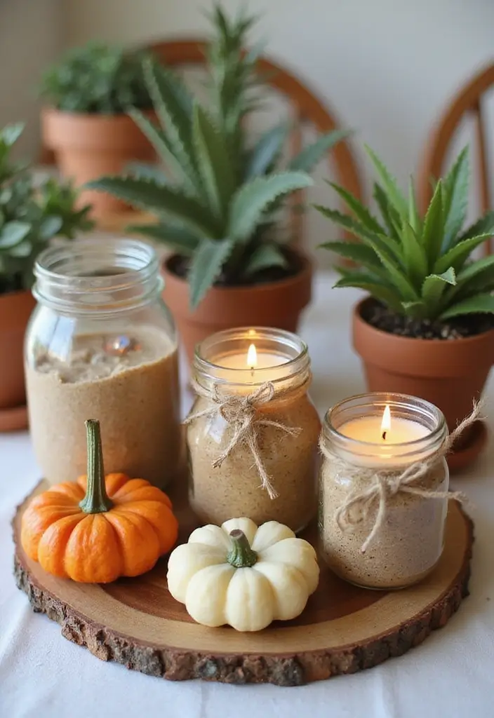 25+ Cozy Fall Bridal Shower Ideas Full of Autumn Charm - 3. Fall-Themed Party Favors