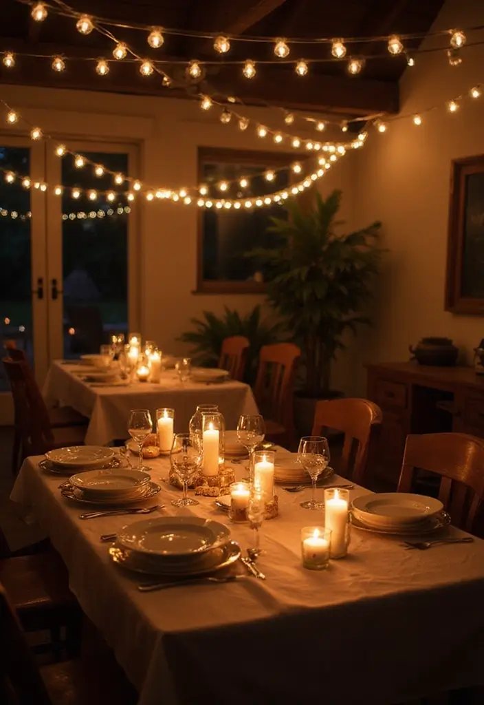 25+ Cozy Fall Bridal Shower Ideas Full of Autumn Charm - 5. Candles and Soft Lighting