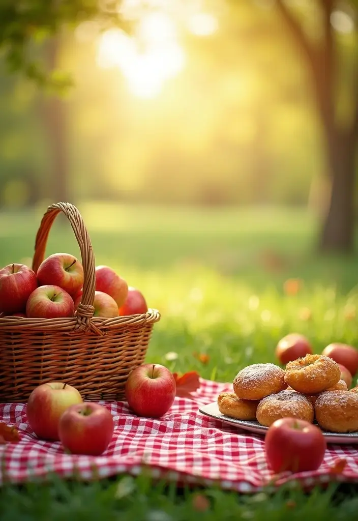 25+ Cozy Fall Bridal Shower Ideas Full of Autumn Charm - 6. Apple Picking Party