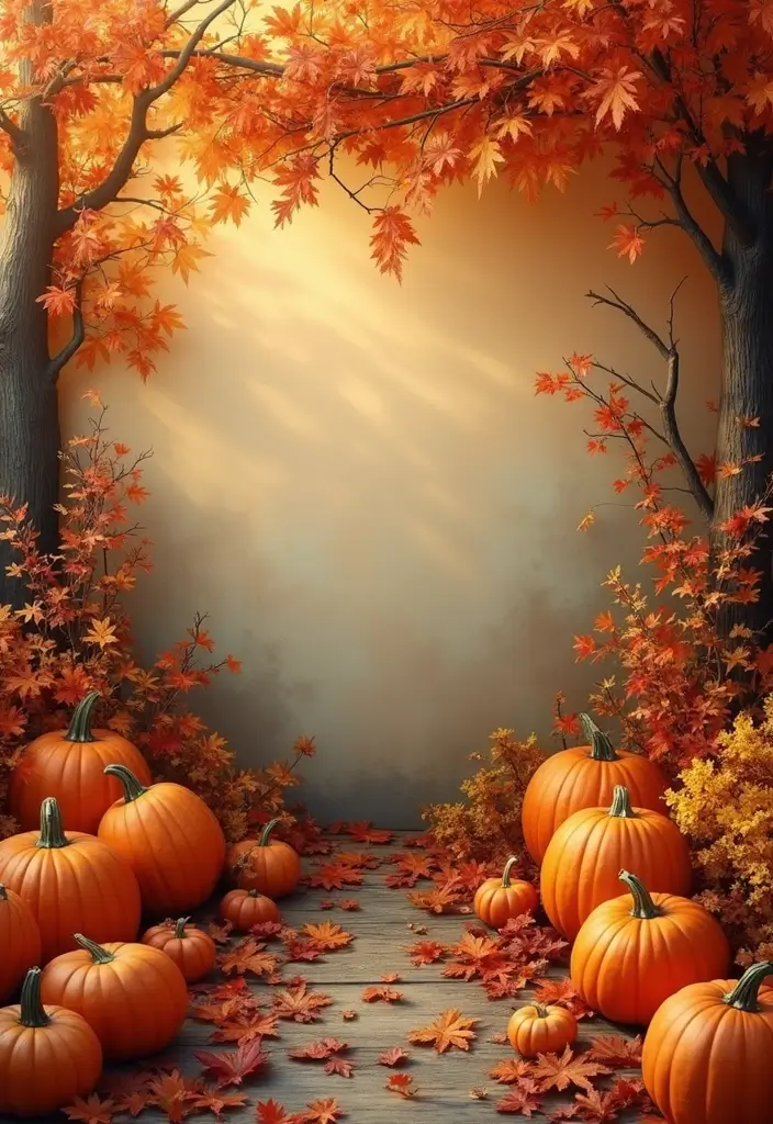 25+ Cozy Fall Bridal Shower Ideas Full of Autumn Charm - 9. Themed Photo Booth